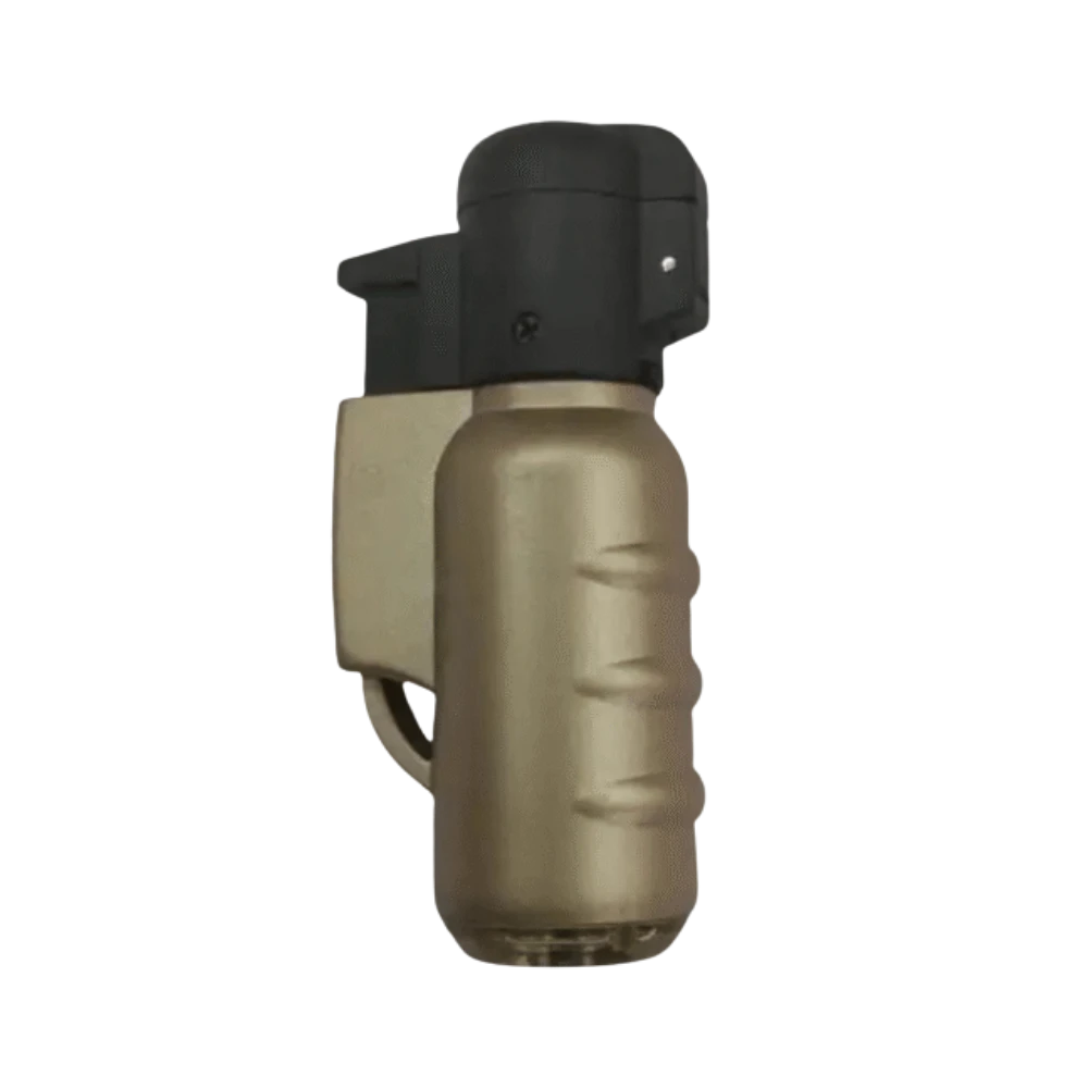 Gold Turbo Jet Flame Cigar Lighter 1 Gold Turbo Jet Flame Cigar Lighter